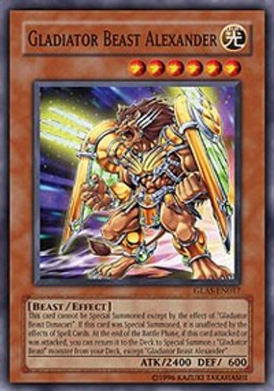 Gladiator Beast Alexander (GLAS-EN017) - Gladiator's Assault 1st Edition Gladiator's Assault Yugioh Single Squirtle Squad Card Shop.