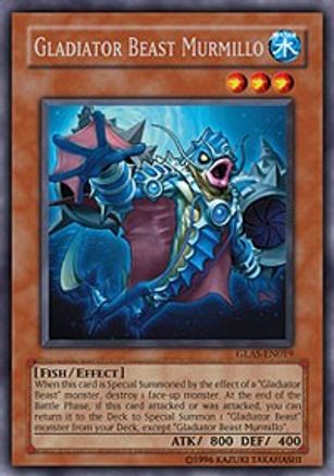 Gladiator Beast Murmillo (GLAS-EN019) - Gladiator's Assault 1st Edition Gladiator's Assault Yugioh Single Squirtle Squad Card Shop.