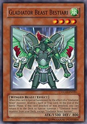 Gladiator Beast Bestiari (GLAS-EN020) - Gladiator's Assault 1st Edition Gladiator's Assault Yugioh Single Squirtle Squad Card Shop.