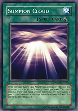 Summon Cloud (GLAS-EN049) - Gladiator's Assault 1st Edition Gladiator's Assault Yugioh Single Squirtle Squad Card Shop.