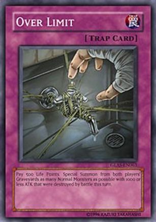 Over Limit (GLAS-EN063) - Gladiator's Assault Unlimited Gladiator's Assault Yugioh Single Squirtle Squad Card Shop.