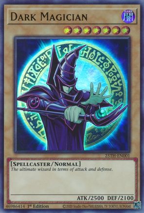 Dark Magician (25TH-EN001) - Battle of Chaos 1st Edition Battle of Chaos Yugioh Single Squirtle Squad Card Shop.