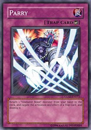 Parry (GLAS-EN072) - Gladiator's Assault 1st Edition Gladiator's Assault Yugioh Single Squirtle Squad Card Shop.