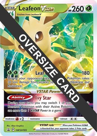 Leafeon VSTAR - SWSH195 - Holofoil Jumbo Cards - Promo