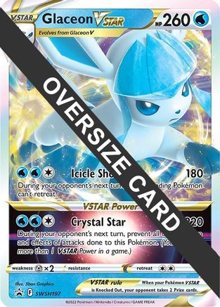 Glaceon VSTAR - SWSH197 - Holofoil Jumbo Cards - Promo