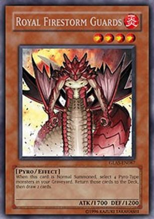 Royal Firestorm Guards (GLAS-EN087) - Gladiator's Assault Unlimited Gladiator's Assault Yugioh Single Squirtle Squad Card Shop.
