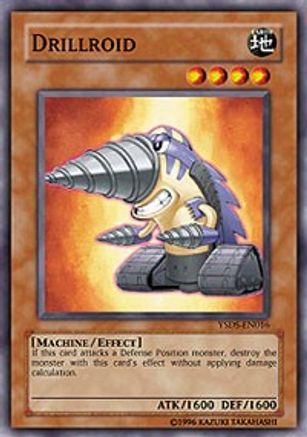 Drillroid (YSDS-EN016) - Starter Deck: Syrus Truesdale 1st Edition Starter Deck: Syrus Truesdale Yugioh Single Squirtle Squad Card Shop.