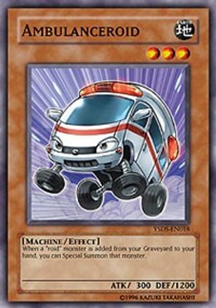 Ambulanceroid (YSDS-EN018) - Starter Deck: Syrus Truesdale 1st Edition Starter Deck: Syrus Truesdale Yugioh Single Squirtle Squad Card Shop.