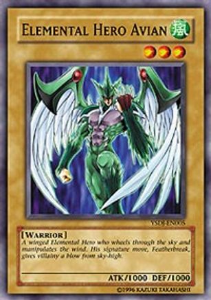 Elemental HERO Avian (YSDJ-EN005) - Starter Deck: Jaden Yuki Unlimited Starter Deck: Jaden Yuki Yugioh Single Squirtle Squad Card Shop.