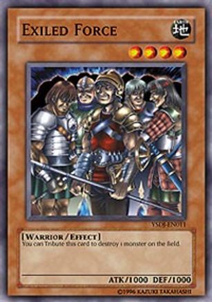 Exiled Force (YSDJ-EN011) - Starter Deck: Jaden Yuki Unlimited Starter Deck: Jaden Yuki Yugioh Single Squirtle Squad Card Shop.