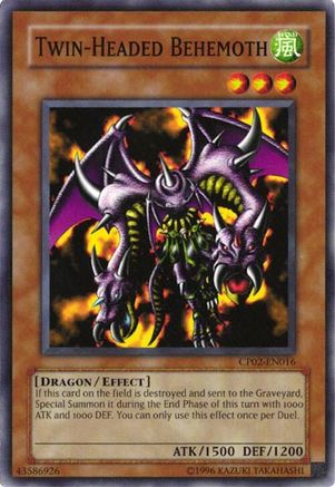 Twin-Headed Behemoth (CP02-EN016) - Champion Pack 2 Unlimited Champion Pack 2 Yugioh Single Squirtle Squad Card Shop.