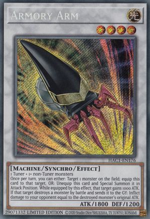 Armory Arm (HAC1-EN176) - Hidden Arsenal: Chapter 1 Limited Hidden Arsenal: Chapter 1 Yugioh Single Squirtle Squad Card Shop.