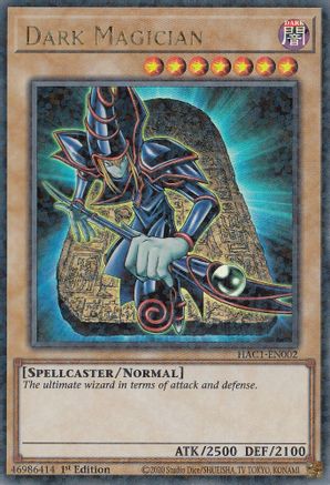 Dark Magician (Duel Terminal) (HAC1-EN002) - Hidden Arsenal: Chapter 1 1st Edition Hidden Arsenal: Chapter 1 Yugioh Single Squirtle Squad Card Shop.