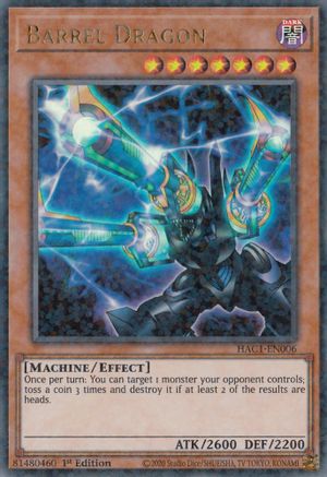 Barrel Dragon (Duel Terminal) (HAC1-EN006) - Hidden Arsenal: Chapter 1 1st Edition Hidden Arsenal: Chapter 1 Yugioh Single Squirtle Squad Card Shop.