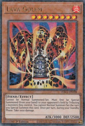 Lava Golem (Duel Terminal) (HAC1-EN008) - Hidden Arsenal: Chapter 1 1st Edition Hidden Arsenal: Chapter 1 Yugioh Single Squirtle Squad Card Shop.