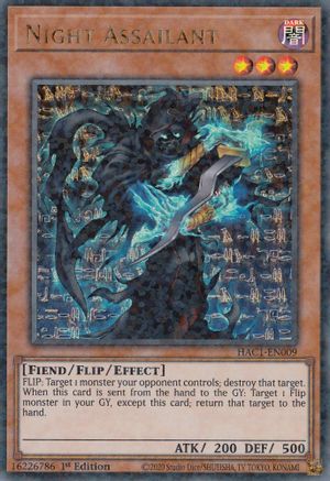 Night Assailant (Duel Terminal) (HAC1-EN009) - Hidden Arsenal: Chapter 1 1st Edition Hidden Arsenal: Chapter 1 Yugioh Single Squirtle Squad Card Shop.