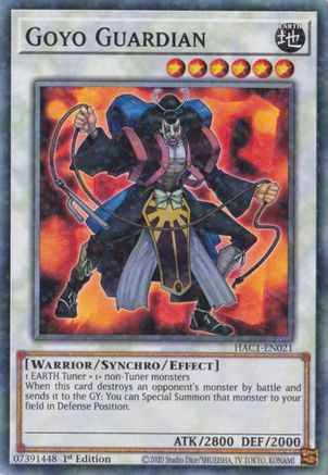 Goyo Guardian (Duel Terminal) (HAC1-EN021) - Hidden Arsenal: Chapter 1 1st Edition Hidden Arsenal: Chapter 1 Yugioh Single Squirtle Squad Card Shop.