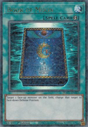 Book of Moon (Duel Terminal) (HAC1-EN024) - Hidden Arsenal: Chapter 1 1st Edition Hidden Arsenal: Chapter 1 Yugioh Single Squirtle Squad Card Shop.