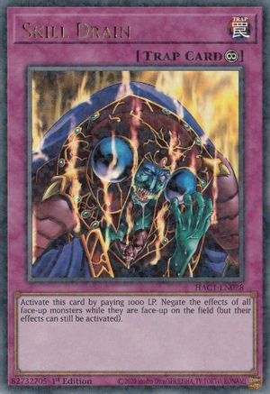 Skill Drain (Duel Terminal) (HAC1-EN028) - Hidden Arsenal: Chapter 1 1st Edition Hidden Arsenal: Chapter 1 Yugioh Single Squirtle Squad Card Shop.