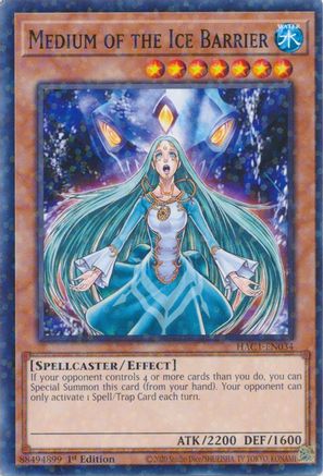 Medium of the Ice Barrier (Duel Terminal) (HAC1-EN034) - Hidden Arsenal: Chapter 1 1st Edition Hidden Arsenal: Chapter 1 Yugioh Single Squirtle Squad Card Shop.