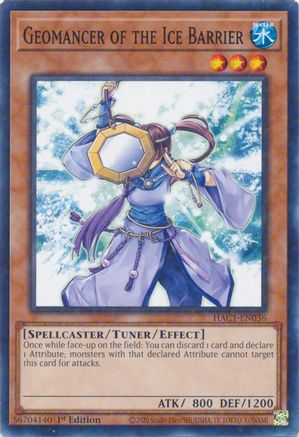 Geomancer of the Ice Barrier (Duel Terminal) (HAC1-EN036) - Hidden Arsenal: Chapter 1 1st Edition Hidden Arsenal: Chapter 1 Yugioh Single Squirtle Squad Card Shop.