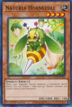 Naturia Horneedle (HAC1-EN105) - Hidden Arsenal: Chapter 1 1st Edition Hidden Arsenal: Chapter 1 Yugioh Single Squirtle Squad Card Shop.