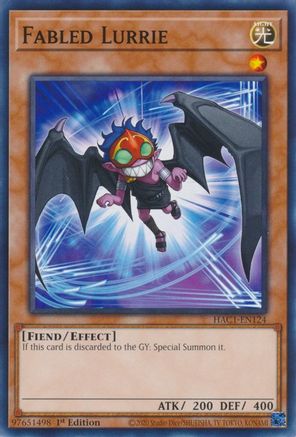 Fabled Lurrie (HAC1-EN124) - Hidden Arsenal: Chapter 1 1st Edition Hidden Arsenal: Chapter 1 Yugioh Single Squirtle Squad Card Shop.
