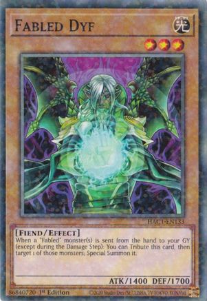 Fabled Dyf (Duel Terminal) (HAC1-EN133) - Hidden Arsenal: Chapter 1 1st Edition Hidden Arsenal: Chapter 1 Yugioh Single Squirtle Squad Card Shop.