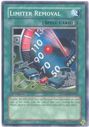 Limiter Removal (DP04-EN016) - Duelist Pack 4: Zane Truesdale Unlimited Duelist Pack 4: Zane Truesdale Yugioh Single Squirtle Squad Card Shop.