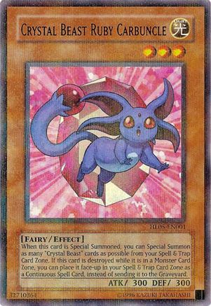 Crystal Beast Ruby Carbuncle (HL05-EN001) - Hobby League 5 Unlimited Hobby League 5 Yugioh Single Squirtle Squad Card Shop.
