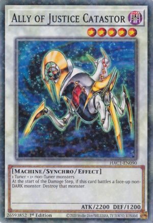 Ally of Justice Catastor (Duel Terminal) (HAC1-EN090) - Hidden Arsenal: Chapter 1 1st Edition Hidden Arsenal: Chapter 1 Yugioh Single Squirtle Squad Card Shop.