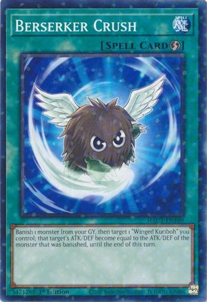 Berserker Crush (Duel Terminal) (HAC1-EN169) - Hidden Arsenal: Chapter 1 1st Edition Hidden Arsenal: Chapter 1 Yugioh Single Squirtle Squad Card Shop.