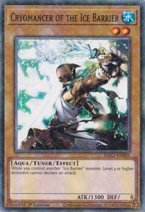 Cryomancer of the Ice Barrier (Duel Terminal) (HAC1-EN031) - Hidden Arsenal: Chapter 1 1st Edition Hidden Arsenal: Chapter 1 Yugioh Single Squirtle Squad Card Shop.