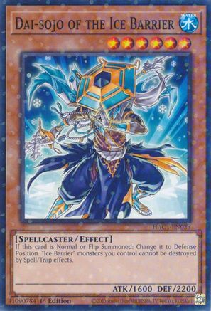 Dai-sojo of the Ice Barrier (Duel Terminal) (HAC1-EN033) - Hidden Arsenal: Chapter 1 1st Edition Hidden Arsenal: Chapter 1 Yugioh Single Squirtle Squad Card Shop.