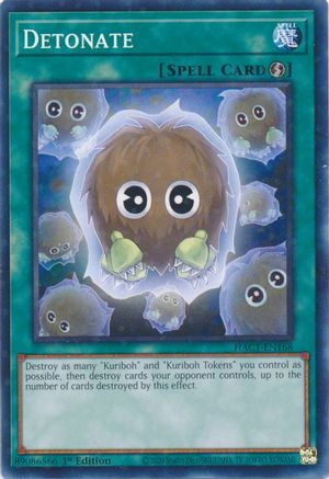 Detonate (Duel Terminal) (HAC1-EN168) - Hidden Arsenal: Chapter 1 1st Edition Hidden Arsenal: Chapter 1 Yugioh Single Squirtle Squad Card Shop.