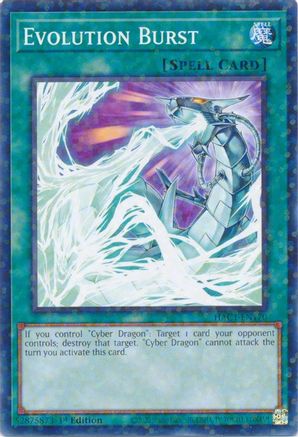 Evolution Burst (Duel Terminal) (HAC1-EN170) - Hidden Arsenal: Chapter 1 1st Edition Hidden Arsenal: Chapter 1 Yugioh Single Squirtle Squad Card Shop.