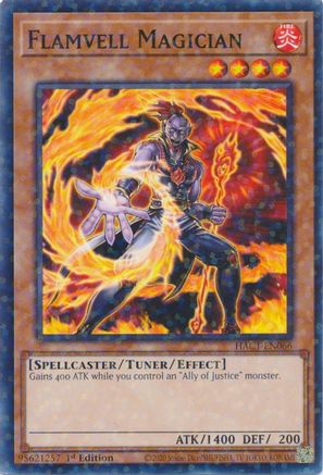 Flamvell Magician (Duel Terminal) (HAC1-EN066) - Hidden Arsenal: Chapter 1 1st Edition Hidden Arsenal: Chapter 1 Yugioh Single Squirtle Squad Card Shop.