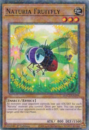 Naturia Fruitfly (Duel Terminal) (HAC1-EN106) - Hidden Arsenal: Chapter 1 1st Edition Hidden Arsenal: Chapter 1 Yugioh Single Squirtle Squad Card Shop.