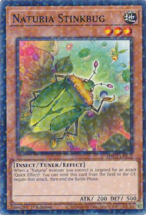 Naturia Stinkbug (Duel Terminal) (HAC1-EN112) - Hidden Arsenal: Chapter 1 1st Edition Hidden Arsenal: Chapter 1 Yugioh Single Squirtle Squad Card Shop.