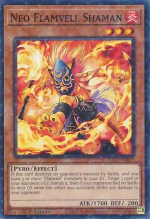 Neo Flamvell Shaman (Duel Terminal) (HAC1-EN071) - Hidden Arsenal: Chapter 1 1st Edition Hidden Arsenal: Chapter 1 Yugioh Single Squirtle Squad Card Shop.