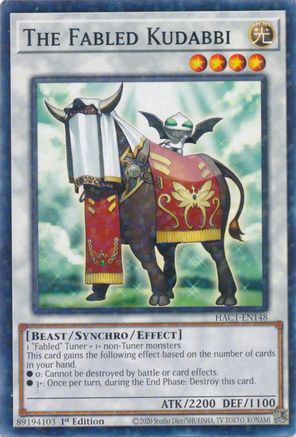 The Fabled Kudabbi (Duel Terminal) (HAC1-EN148) - Hidden Arsenal: Chapter 1 1st Edition Hidden Arsenal: Chapter 1 Yugioh Single Squirtle Squad Card Shop.