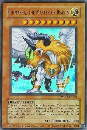 Chimaera, the Master of Beasts (WCPS-EN701) - World Championship Series Limited World Championship Series Yugioh Single Squirtle Squad Card Shop.