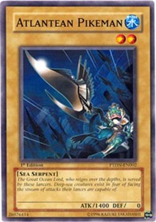 Atlantean Pikeman (PTDN-EN002) - Phantom Darkness 1st Edition Phantom Darkness Yugioh Single Squirtle Squad Card Shop.