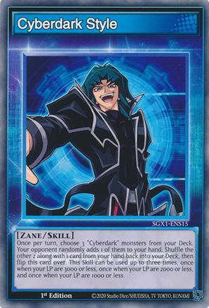 Cyberdark Style (SGX1-ENS15) - Speed Duel GX: Duel Academy Box 1st Edition Speed Duel GX: Duel Academy Box Yugioh Single Squirtle Squad Card Shop.