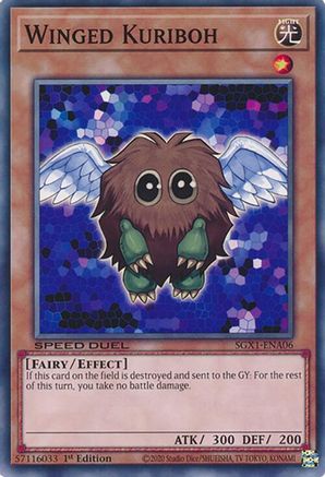 Winged Kuriboh (SGX1-ENA06) - Speed Duel GX: Duel Academy Box 1st Edition Speed Duel GX: Duel Academy Box Yugioh Single Squirtle Squad Card Shop.