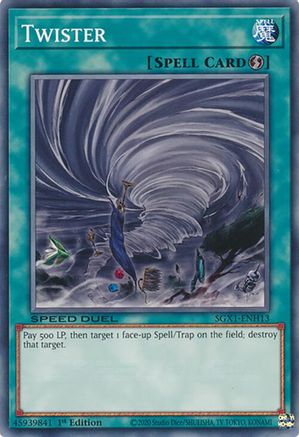 Twister (SGX1-ENH13) - Speed Duel GX: Duel Academy Box 1st Edition Speed Duel GX: Duel Academy Box Yugioh Single Squirtle Squad Card Shop.