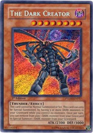 The Dark Creator (PTDN-EN017) - Phantom Darkness 1st Edition Phantom Darkness Yugioh Single Squirtle Squad Card Shop.
