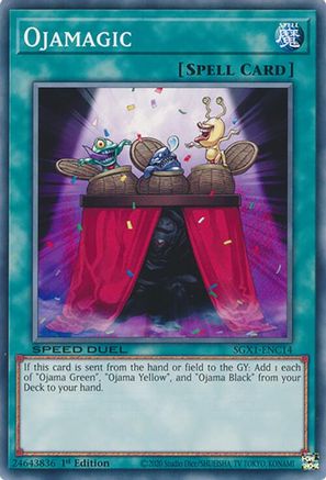 Ojamagic (SGX1-ENC14) - Speed Duel GX: Duel Academy Box 1st Edition Speed Duel GX: Duel Academy Box Yugioh Single Squirtle Squad Card Shop.