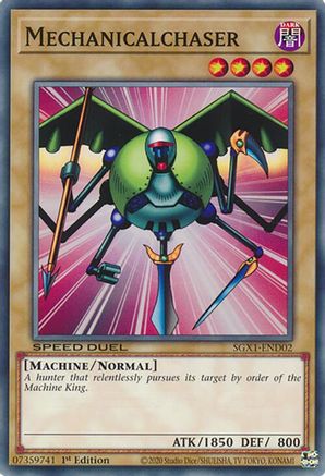 Mechanicalchaser (SGX1-END02) - Speed Duel GX: Duel Academy Box 1st Edition Speed Duel GX: Duel Academy Box Yugioh Single Squirtle Squad Card Shop.