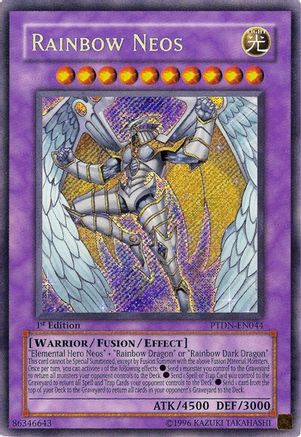 Rainbow Neos (PTDN-EN044) - Phantom Darkness Unlimited Phantom Darkness Yugioh Single Squirtle Squad Card Shop.